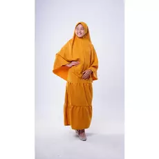 Model Gamis Anak Terbaru Kombinasi Modern Tanggung