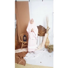Gamis Anak Polos Kombinasi Murah Aruwais