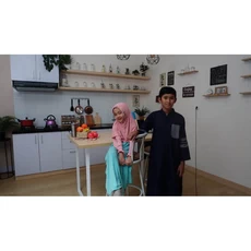 Gamis Anak Jersey Ori TPA 12 Tahun