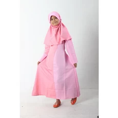 Gamis Anak Perempuan Katun Syari 13 Tahun