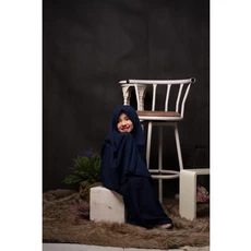 Gamis Syari Polos Anak Seragam 10 Tahun