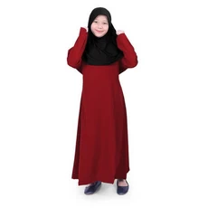 Get Gamis Anak Syari Polos 7 Tahun