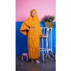 Gamis Anak Perempuan Bahan Katun Murah 9 Tahun