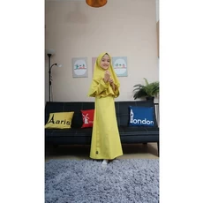 Gamis Anak Wollycrepe Premium Syari Grosir