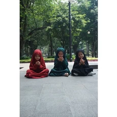 Gamis Anak Bahan Katun Jepang Pakaian Muslim Anak Perempuan Syari Promo