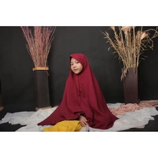 Baju Gamis Syari Anak Perempuan Lebaran 12 Tahun