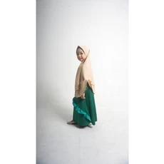 Gamis Anak Bahan Katun Rayon TPQ 12 Tahun