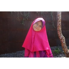 Gamis Anak Remaja Jersey Niqab 5 Tahun