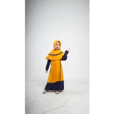 Set Gamis Syari Anak 12 Tahun Murah Gratis Ongkir