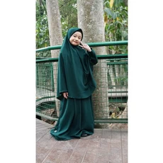 Gamis Pesta Anak Muslim TK Labella