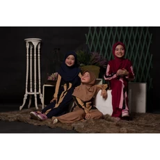 Gamis Anak Ungu Lucu 6 Tahun