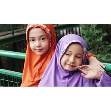 Gamis Kaos Anak Perempuan Modern 6 Tahun