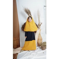 Baju Gamis Anak Perempuan Syar I TPA 8 Tahun