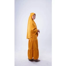 Gamis Anak Polos Dress Muslim Niqab 7 Tahun