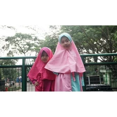 Gamis Anak Syari Polos Modern Khaireen