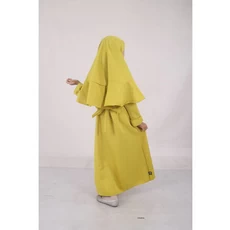 Baju Muslim Anak Dewasa Wanita Gamis Santri Terbaru 2023