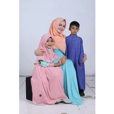 Rafania Kids Kid Anak Syari Gamis Brukat Lucu Remaja