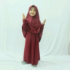 Gamis Anak Renda TPQ 8 Tahun