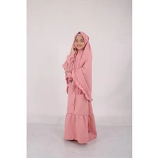 Gamis Anak Polos Dress Muslim TK Promo