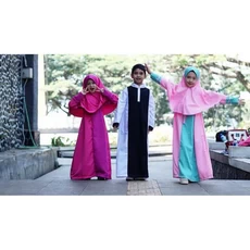 Gamis Setelan Anak Perempuan Murah Aiska