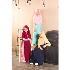Set Gamis Anak 1 Tahun Perempuan Pesantren Aruwais