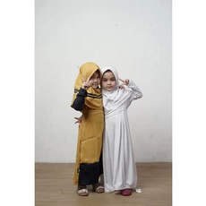 Baju Gamis Couple Ibu Dan Anak Perempuan Pesantren Terbaru 2023