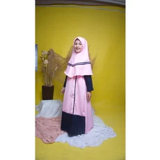 Gamis Katun Anak Perempuan 6 12 TPA 10 Tahun