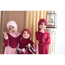 Model Baju Gamis Anak Seragam Khaireen