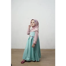 Baju Gamis Anak Panjang Lebaran ABG