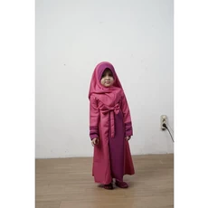 Baju Gamis Muslim Anak Lebaran 12 Tahun