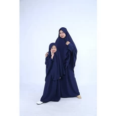 Gamis Anak Polos Dress Muslim TPA 11 Tahun