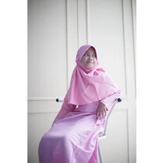 Gamis Syari Polos Anak TPQ 10 Tahun