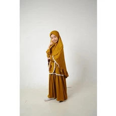 Gamis Anak Bandung Dress Muslim Polos Anak Tanggung