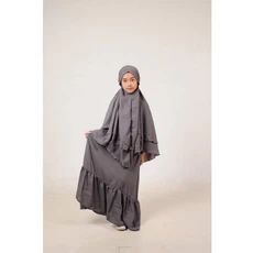 Gamis Anak Katun Madina TPQ 7 Tahun