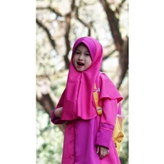 Gamis Anak Perempuan Lol Niqab Gratis Ongkir