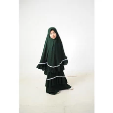 Baju Muslim Gamis Anak TPA 10 Tahun