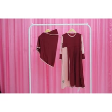 Gamis Set Cadar Anak Niqab Promo