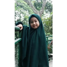 Gamis Anak Kain Kaos Santri Promo