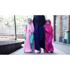 Gamis Jeans Anak Cadar Dropship