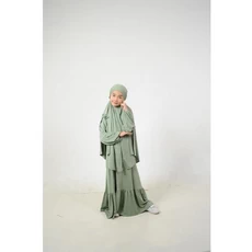 Gamis Anak Kuda Poni Polos 6 Tahun