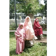 Gamis Anak Remaja Jersey Cadar 9 Tahun