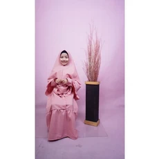 Gamis Cantik Anak Perempuan Syari 6 Tahun