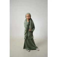 Baju Gamis Anak Satu Setelan Lucu 8 Tahun