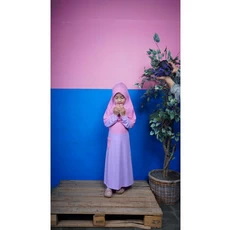 Gamis Anak Syari Set Cadar Lebaran Reseller