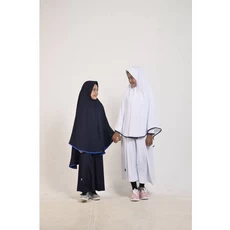 Gamis Couple Ibu Dan Anak Perempuan Syari 10 Tahun