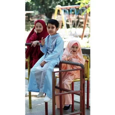 Gamis Hanbok Ibu Dan Anak Ngaji Tanggung