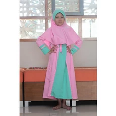 Gamis Anak Perempuan Bahan Katun Syari Grosir