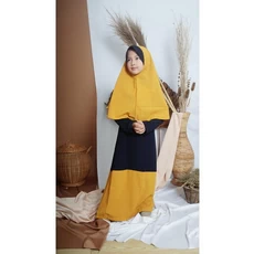 Grosir Baju Gamis Anak Niqab Dropship