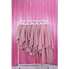 Gamis Anak Satin Velvet Ngaji 8 Tahun