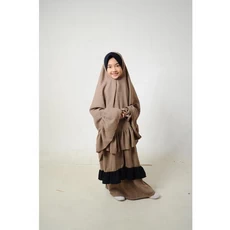 Gamis Tutu Anak Niqab 6 Tahun